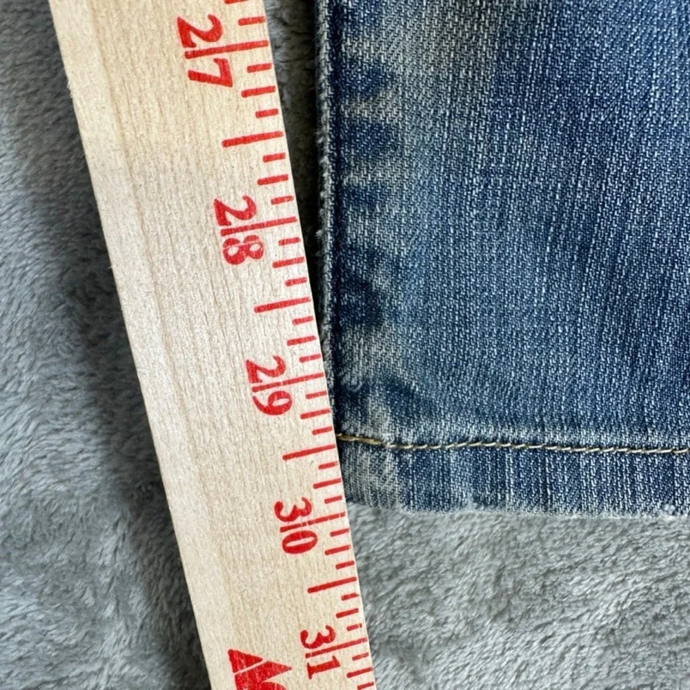 H&M Original Mens Straight Leg Jeans Medium Wash Blue Denim W31 L30